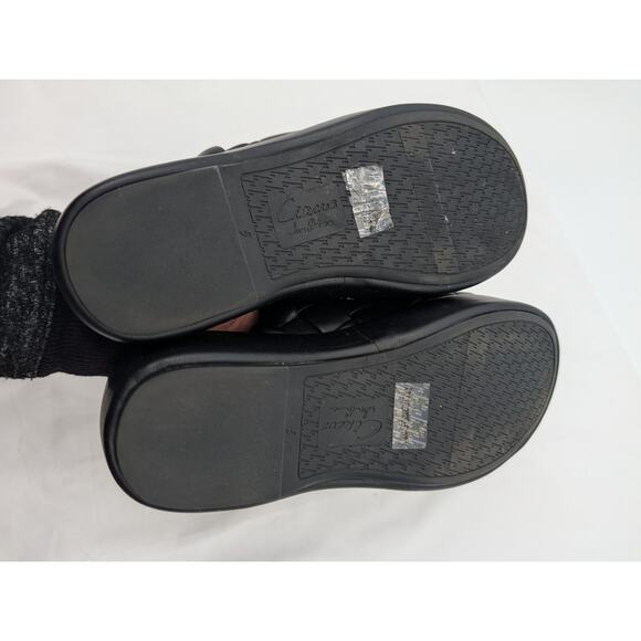 Circus NY by Sam Edelman Julieta Woven clog in Black Size 5 Platform Preppy - Picture 3 of 7